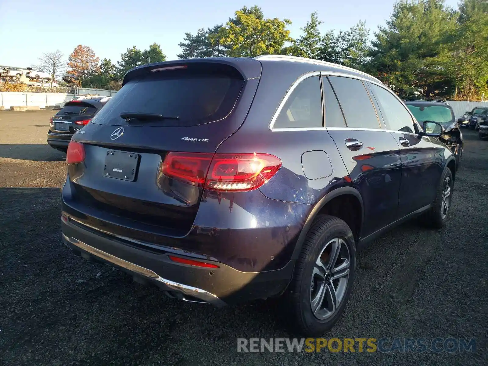 4 Photograph of a damaged car W1N0G8EB6MF915046 MERCEDES-BENZ GLC-CLASS 2021