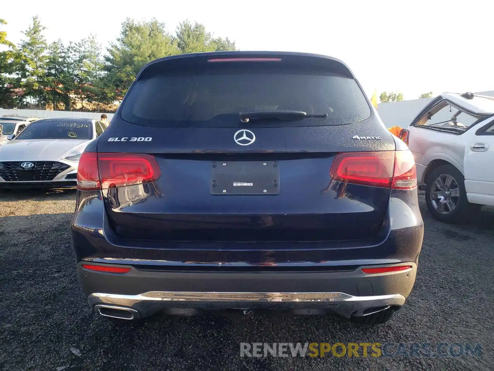 9 Photograph of a damaged car W1N0G8EB6MF915046 MERCEDES-BENZ GLC-CLASS 2021