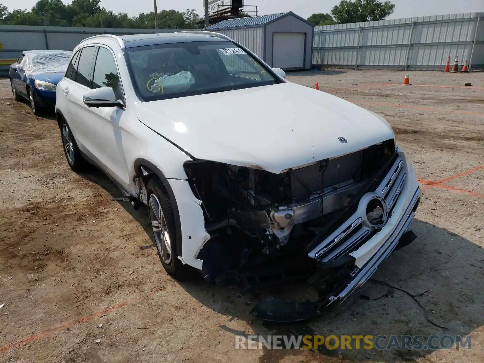 1 Photograph of a damaged car W1N0G8EB6MF931814 MERCEDES-BENZ GLC-CLASS 2021