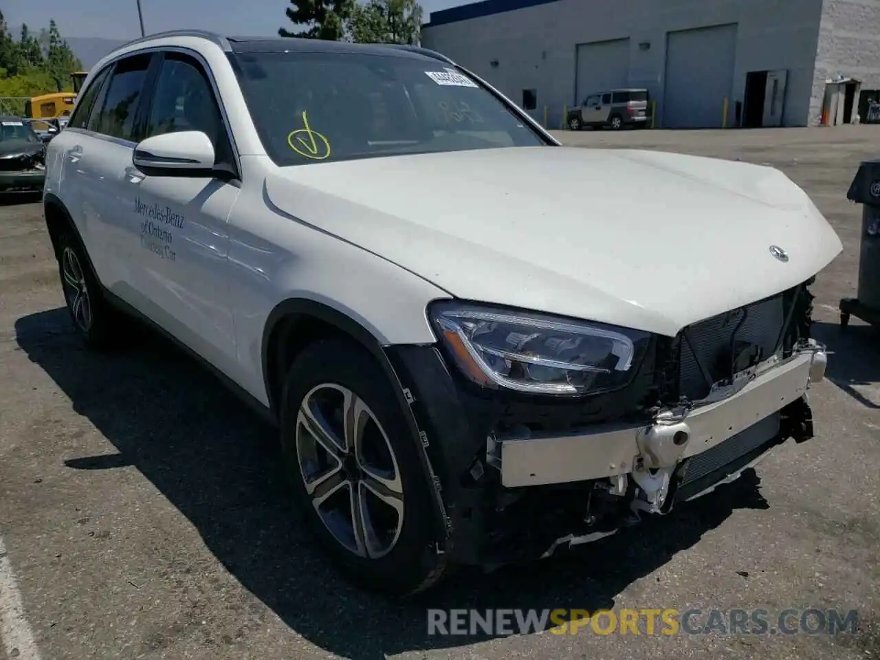 1 Photograph of a damaged car W1N0G8EB6MF973268 MERCEDES-BENZ GLC-CLASS 2021