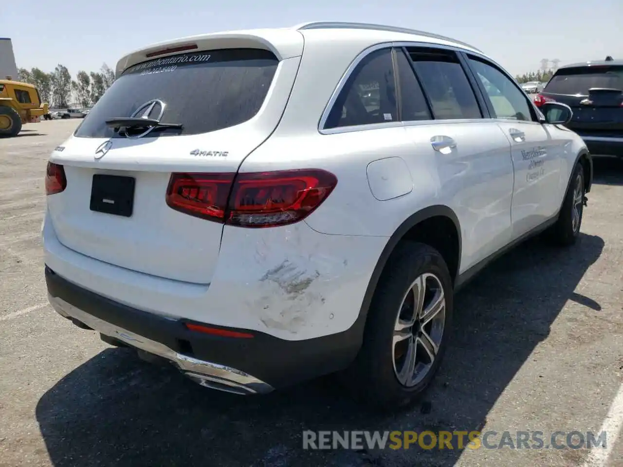 4 Photograph of a damaged car W1N0G8EB6MF973268 MERCEDES-BENZ GLC-CLASS 2021