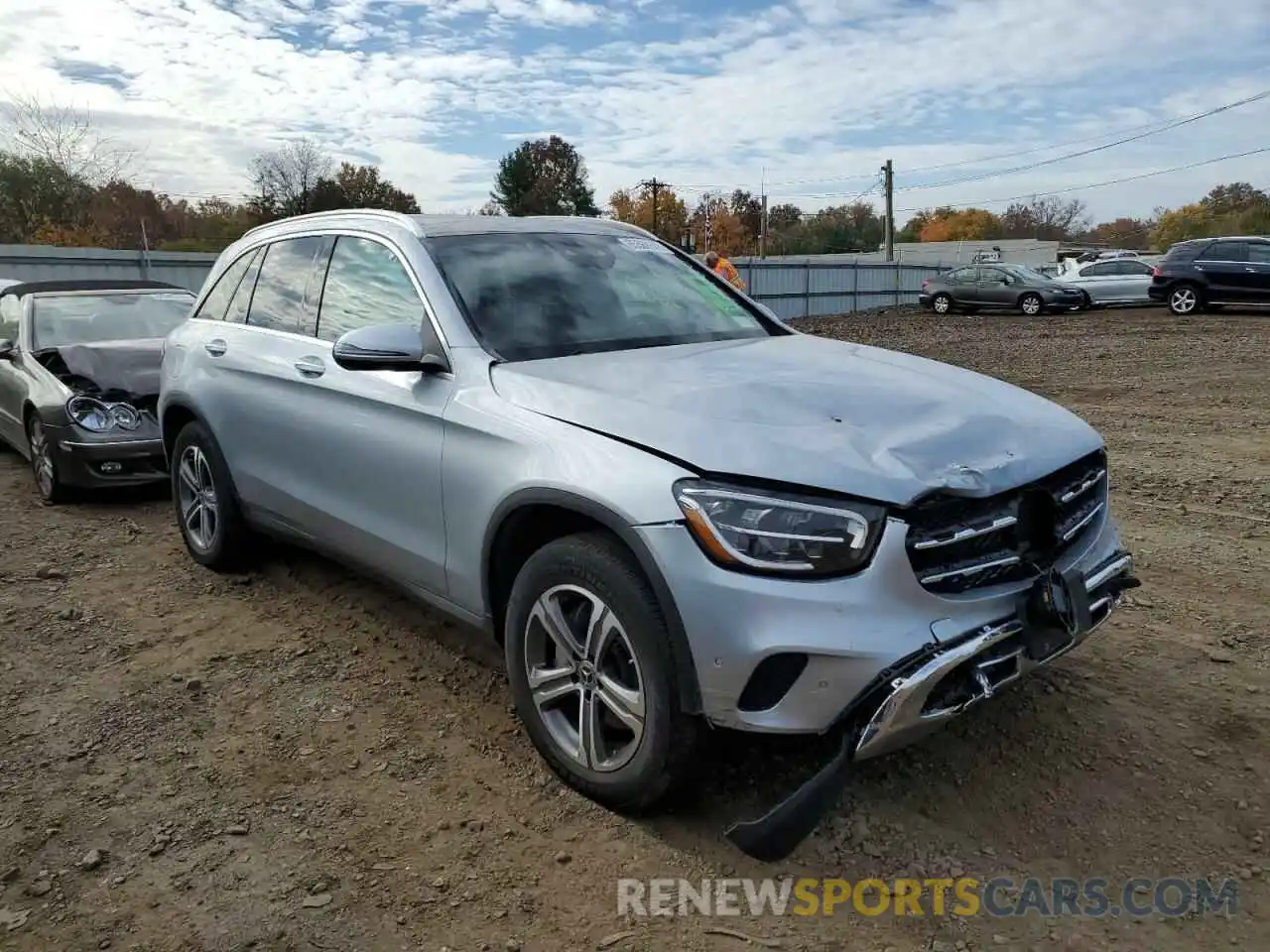 1 Photograph of a damaged car W1N0G8EB6MG013166 MERCEDES-BENZ GLC-CLASS 2021