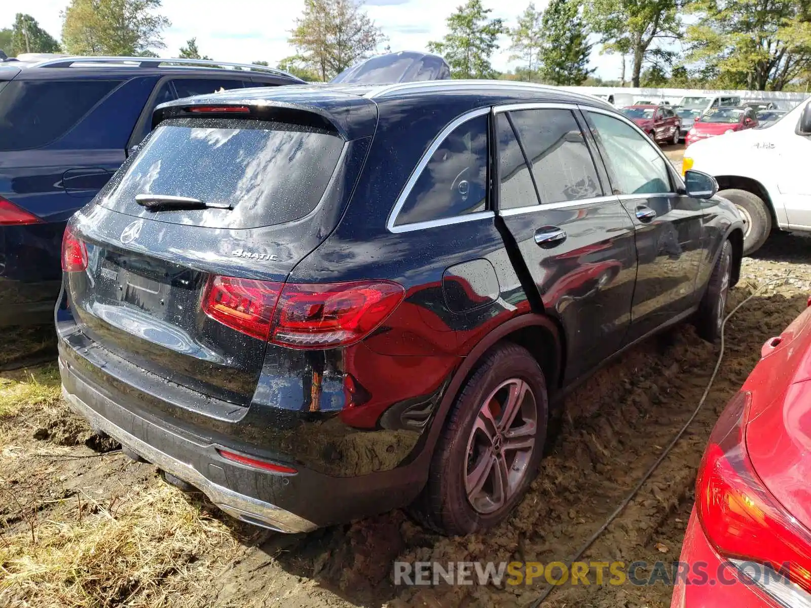 4 Photograph of a damaged car W1N0G8EB6MV273191 MERCEDES-BENZ GLC-CLASS 2021