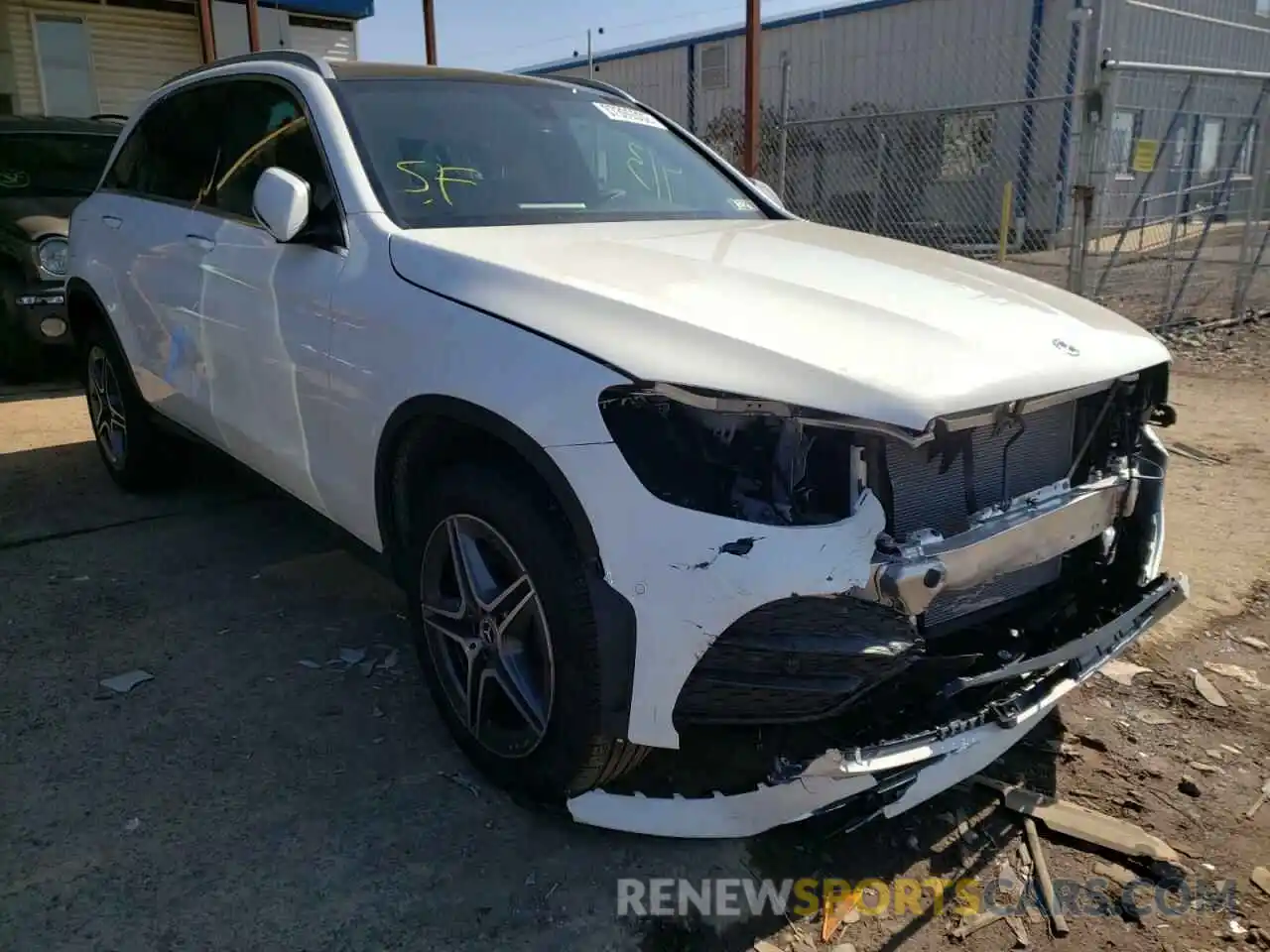 1 Photograph of a damaged car W1N0G8EB6MV323426 MERCEDES-BENZ GLC-CLASS 2021