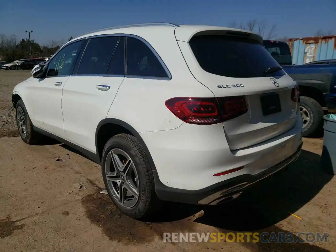 3 Photograph of a damaged car W1N0G8EB6MV323426 MERCEDES-BENZ GLC-CLASS 2021