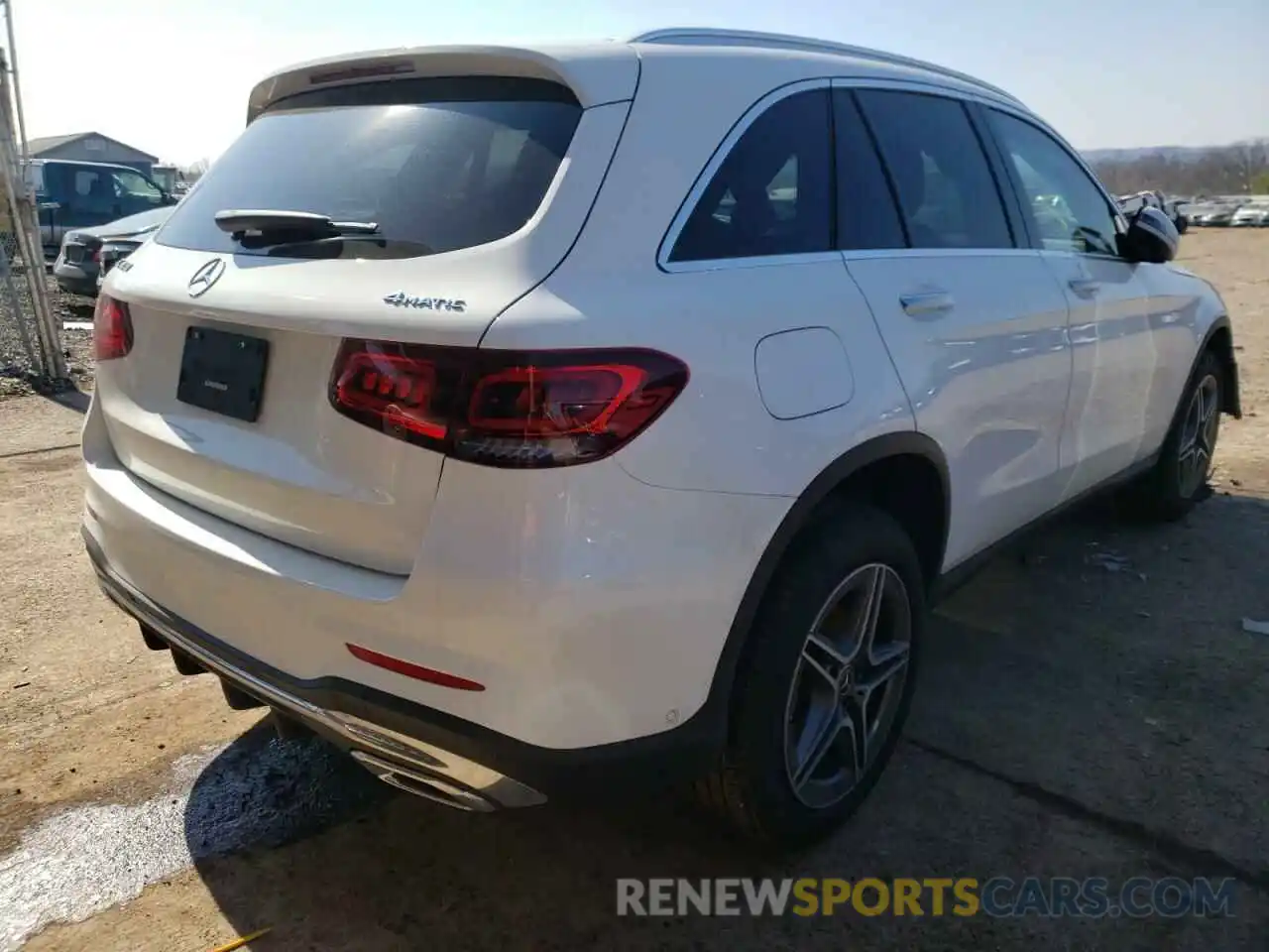 4 Photograph of a damaged car W1N0G8EB6MV323426 MERCEDES-BENZ GLC-CLASS 2021