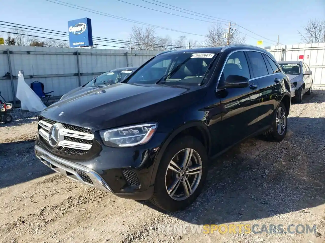 2 Photograph of a damaged car W1N0G8EB7MF868707 MERCEDES-BENZ GLC-CLASS 2021