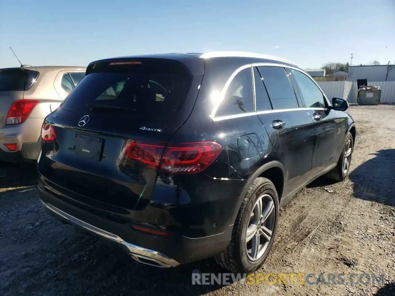 4 Photograph of a damaged car W1N0G8EB7MF868707 MERCEDES-BENZ GLC-CLASS 2021