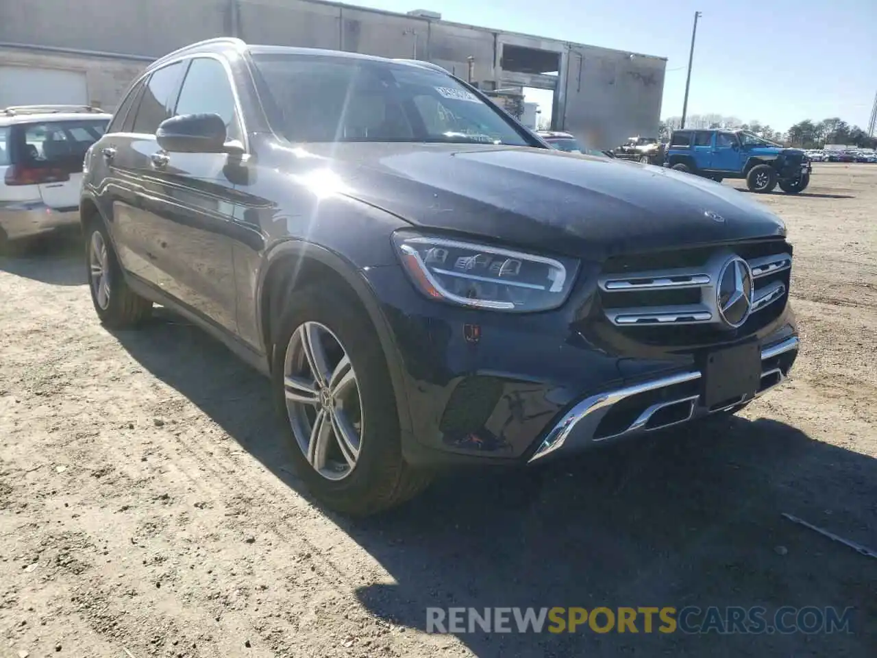 1 Photograph of a damaged car W1N0G8EB7MF886642 MERCEDES-BENZ GLC-CLASS 2021