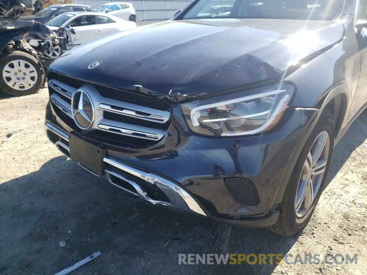 9 Photograph of a damaged car W1N0G8EB7MF886642 MERCEDES-BENZ GLC-CLASS 2021