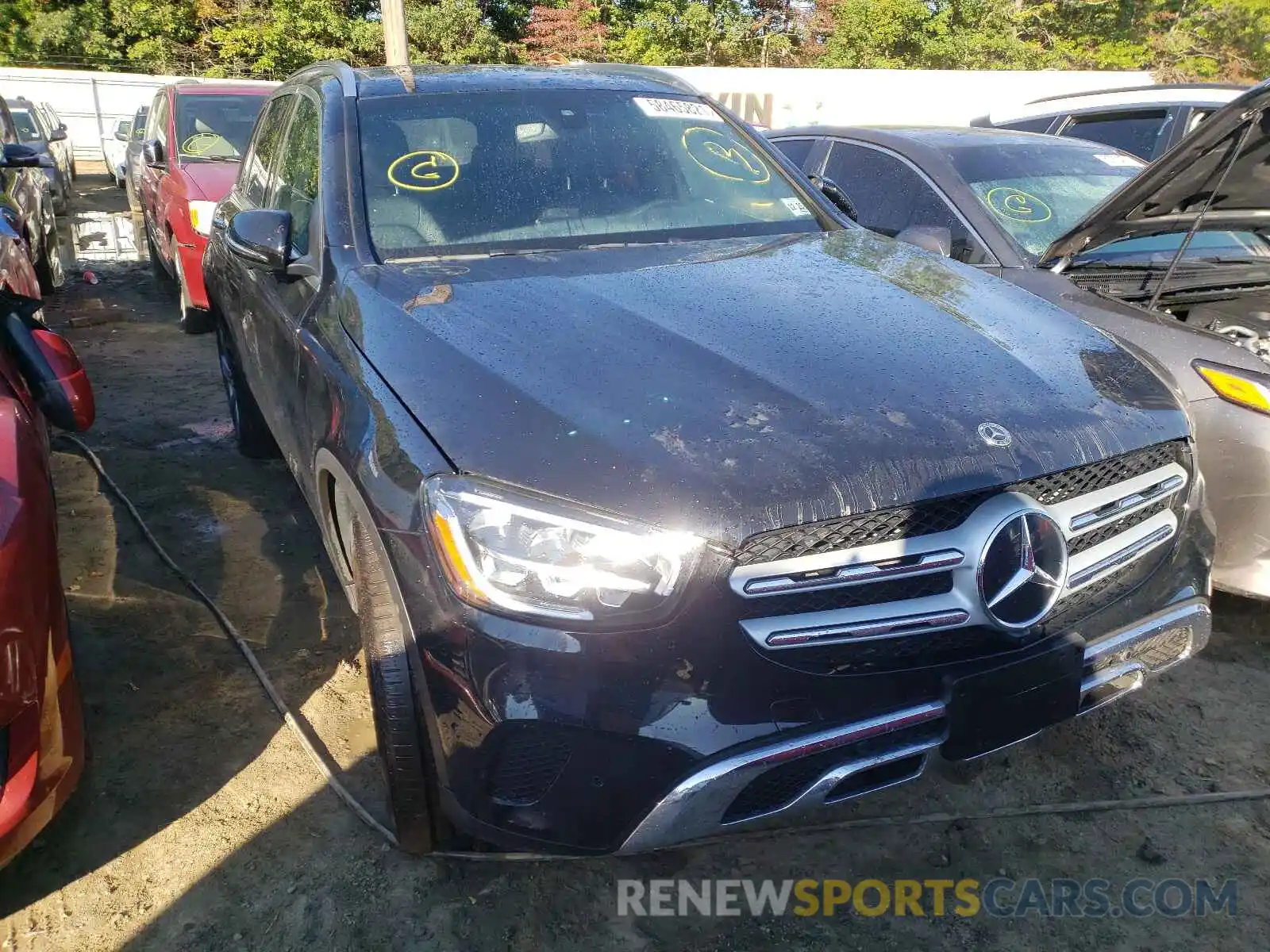 1 Photograph of a damaged car W1N0G8EB7MF904587 MERCEDES-BENZ GLC-CLASS 2021