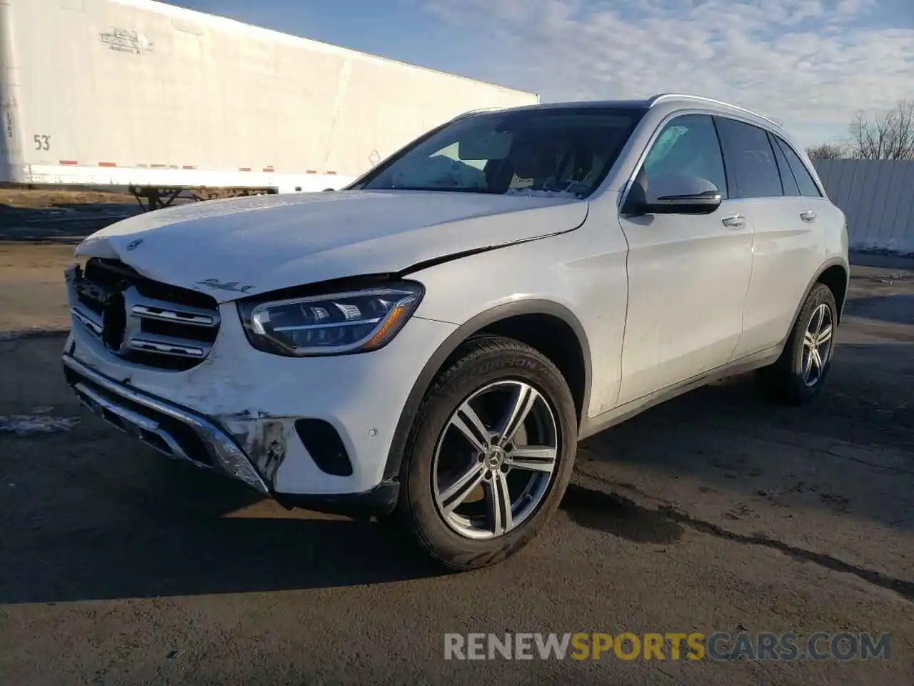 2 Photograph of a damaged car W1N0G8EB7MF904704 MERCEDES-BENZ GLC-CLASS 2021