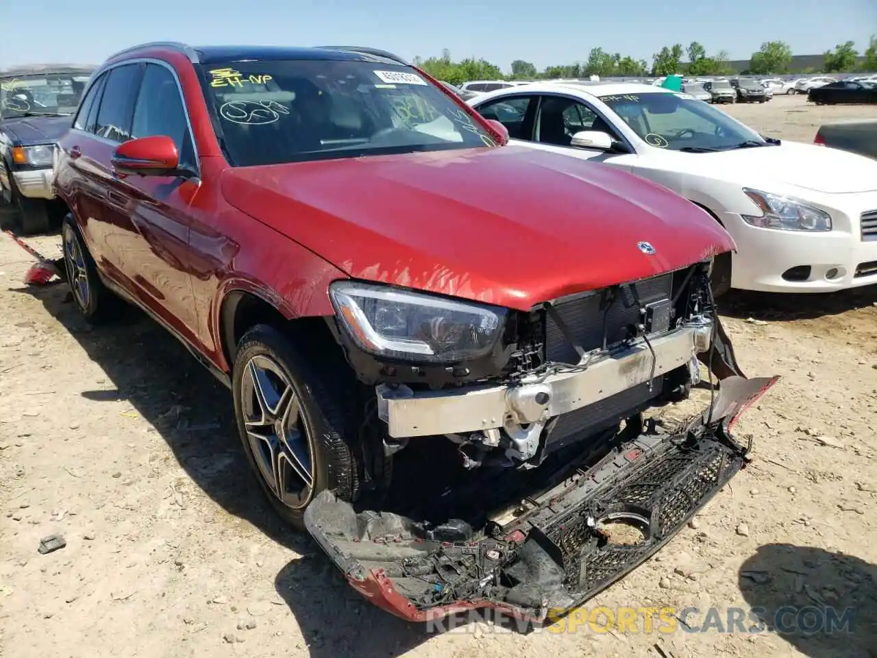 1 Photograph of a damaged car W1N0G8EB7MF974879 MERCEDES-BENZ GLC-CLASS 2021