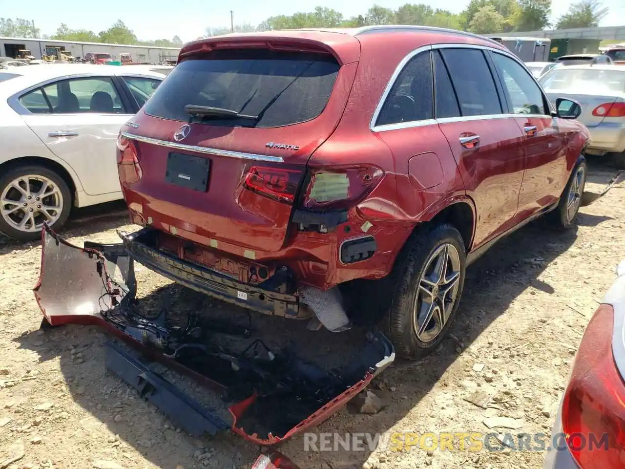 4 Photograph of a damaged car W1N0G8EB7MF974879 MERCEDES-BENZ GLC-CLASS 2021