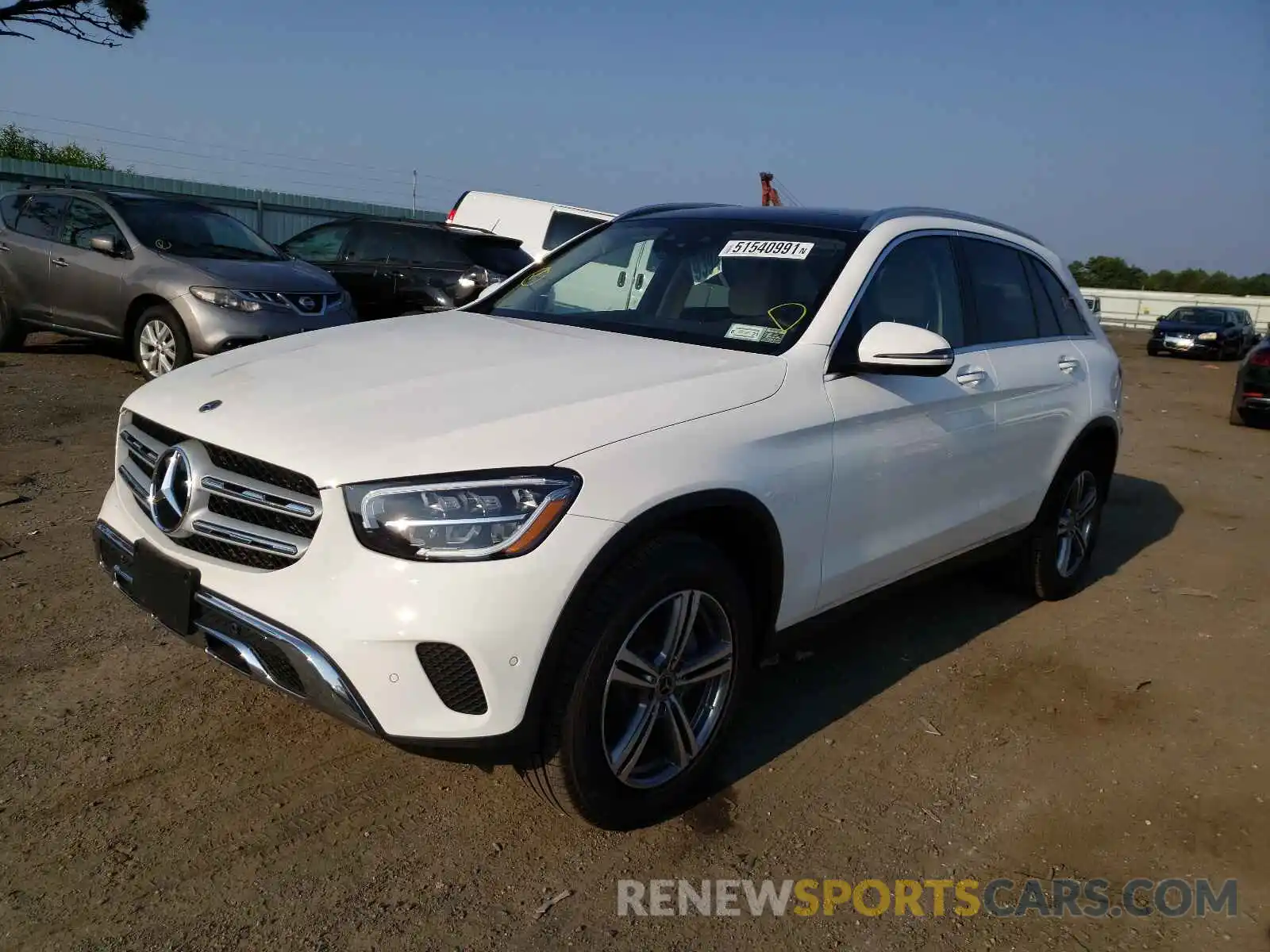 2 Photograph of a damaged car W1N0G8EB7MV278416 MERCEDES-BENZ GLC-CLASS 2021