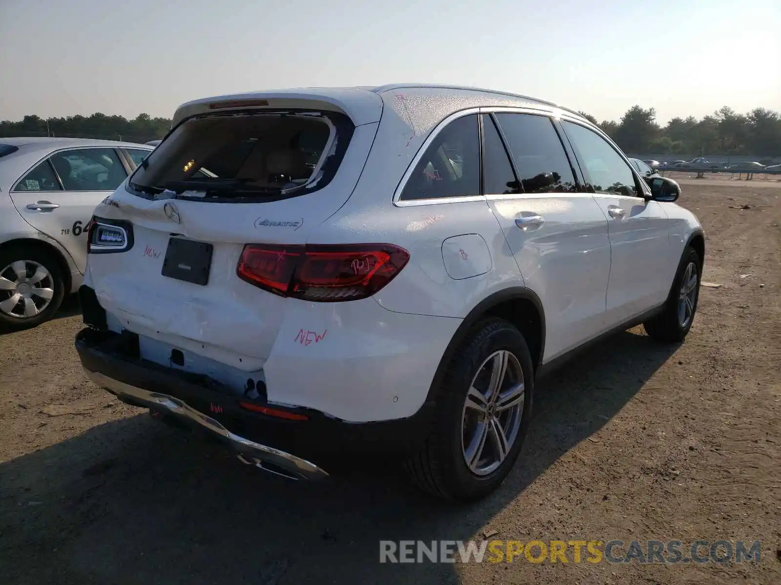 4 Photograph of a damaged car W1N0G8EB7MV278416 MERCEDES-BENZ GLC-CLASS 2021