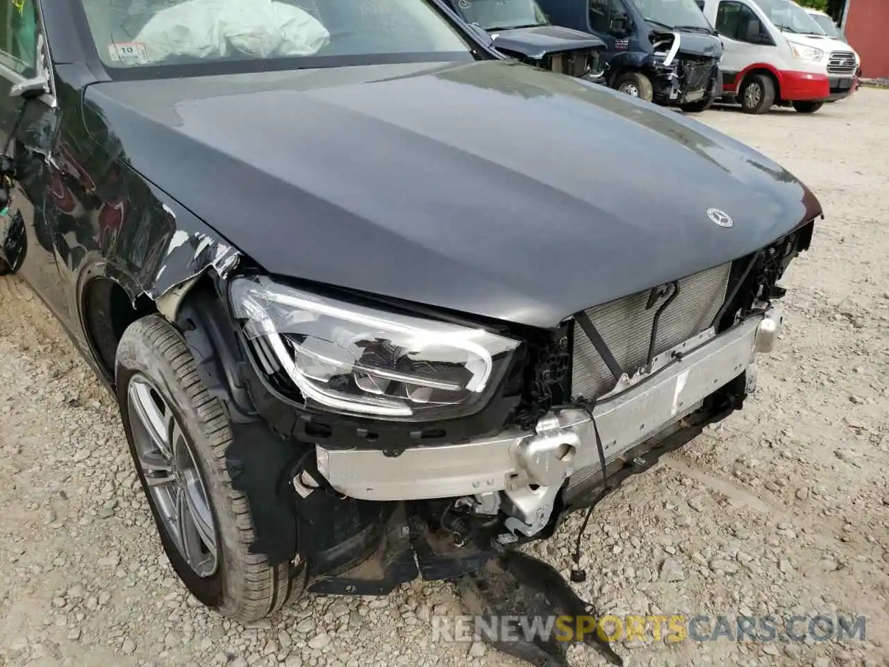 9 Photograph of a damaged car W1N0G8EB7MV310006 MERCEDES-BENZ GLC-CLASS 2021