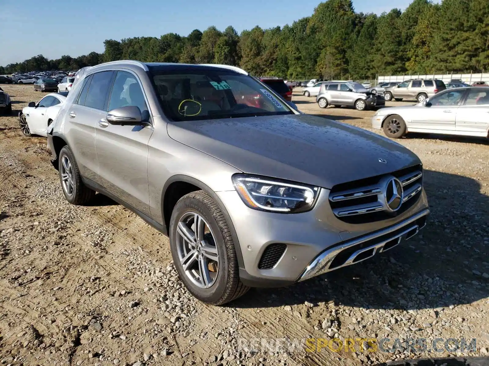 1 Photograph of a damaged car W1N0G8EB8MF886746 MERCEDES-BENZ GLC-CLASS 2021