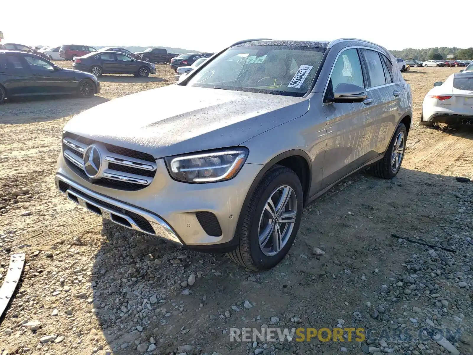 2 Photograph of a damaged car W1N0G8EB8MF886746 MERCEDES-BENZ GLC-CLASS 2021