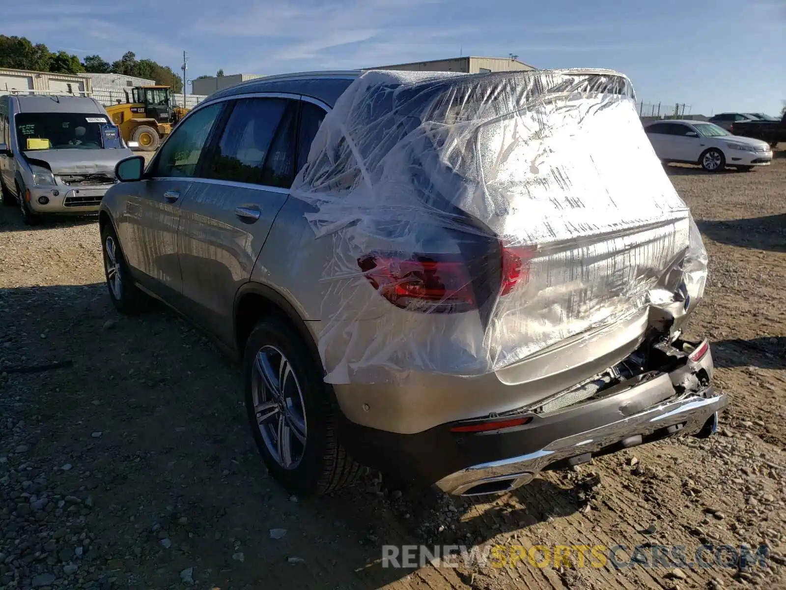 3 Photograph of a damaged car W1N0G8EB8MF886746 MERCEDES-BENZ GLC-CLASS 2021