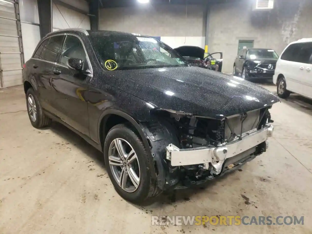 1 Photograph of a damaged car W1N0G8EB8MF902489 MERCEDES-BENZ GLC-CLASS 2021