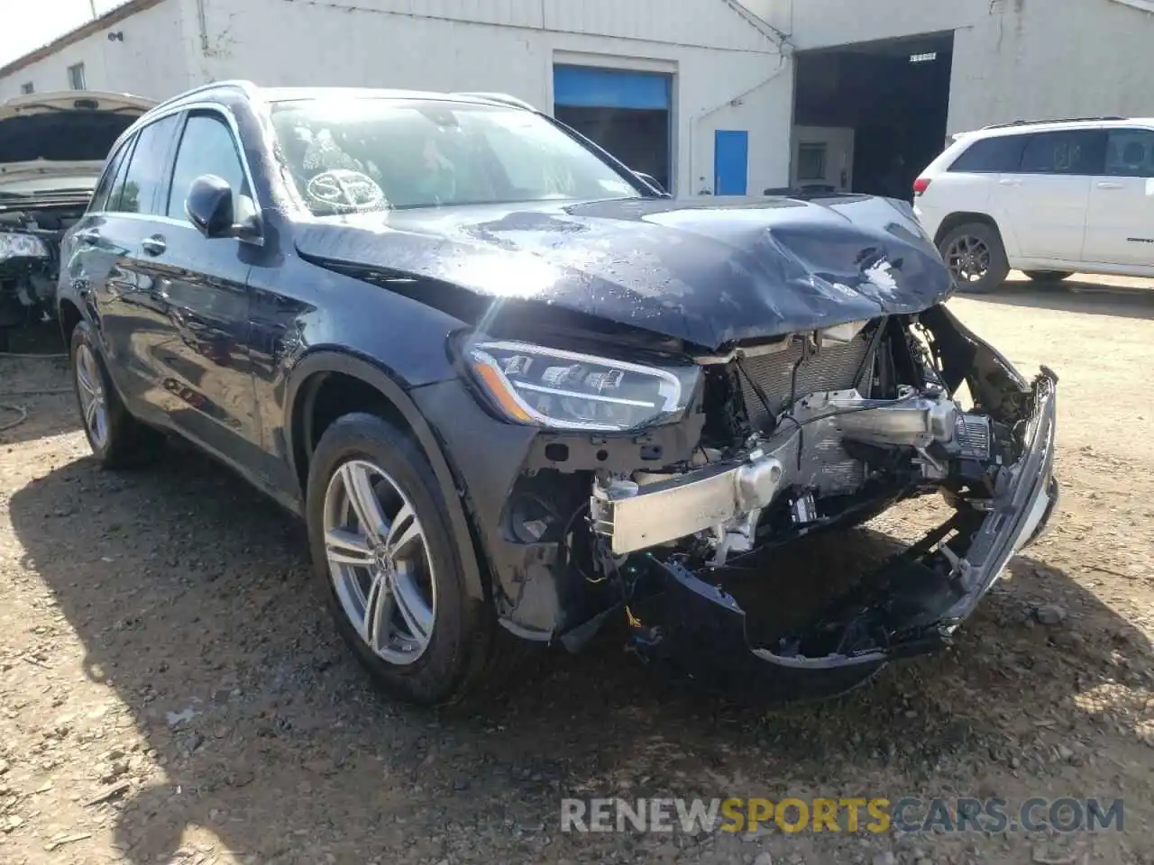 1 Photograph of a damaged car W1N0G8EB8MF903884 MERCEDES-BENZ GLC-CLASS 2021