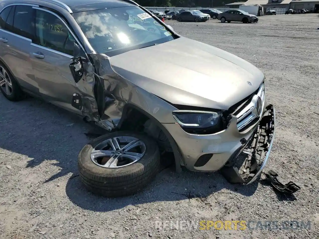 9 Фотография поврежденного автомобиля W1N0G8EB8MF919860 MERCEDES-BENZ GLC-CLASS 2021