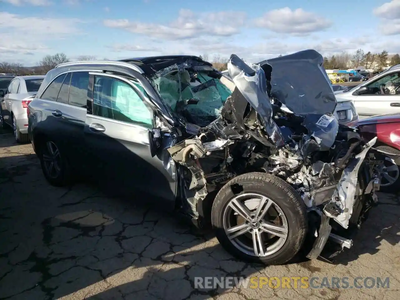 1 Photograph of a damaged car W1N0G8EB8MF927151 MERCEDES-BENZ GLC-CLASS 2021