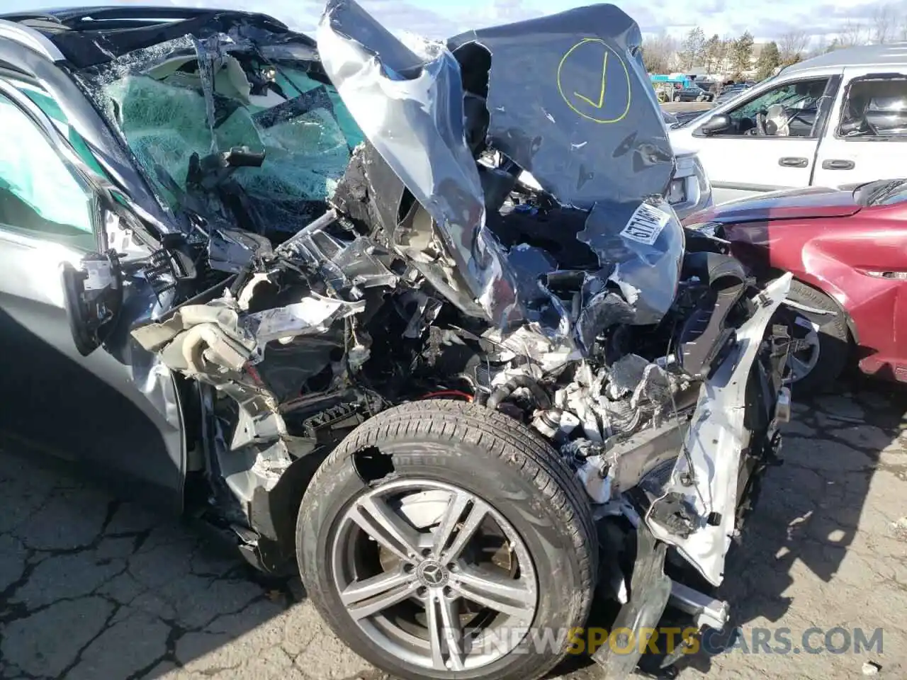 9 Photograph of a damaged car W1N0G8EB8MF927151 MERCEDES-BENZ GLC-CLASS 2021