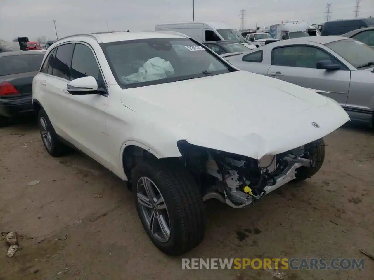 1 Photograph of a damaged car W1N0G8EB8MF932785 MERCEDES-BENZ GLC-CLASS 2021