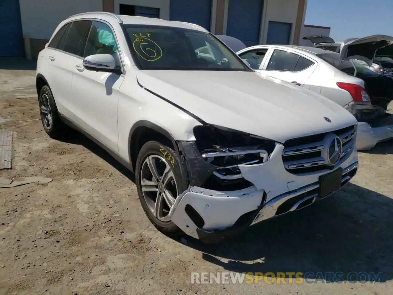 1 Фотография поврежденного автомобиля W1N0G8EB8MV273693 MERCEDES-BENZ GLC-CLASS 2021