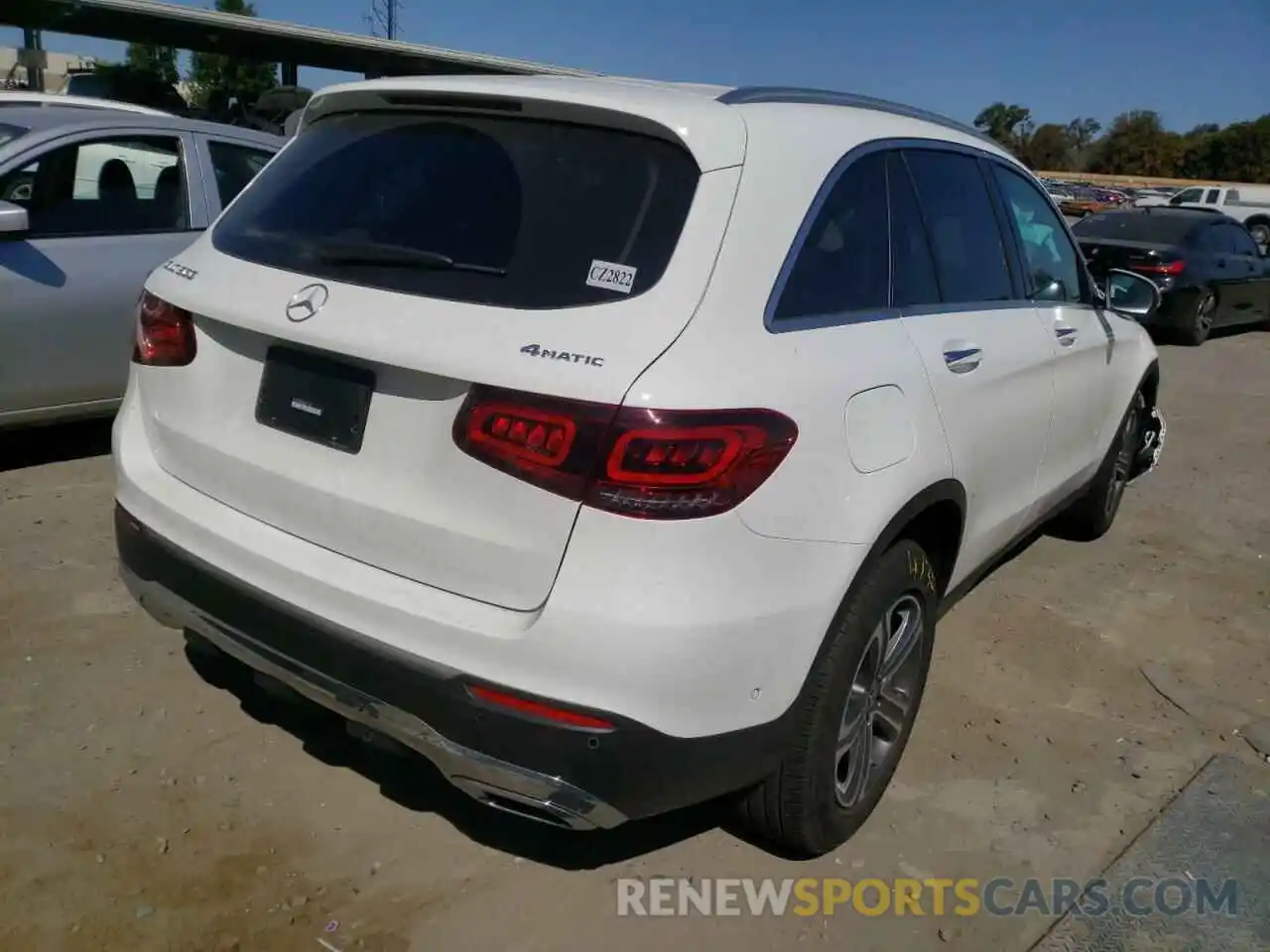 4 Photograph of a damaged car W1N0G8EB8MV273693 MERCEDES-BENZ GLC-CLASS 2021