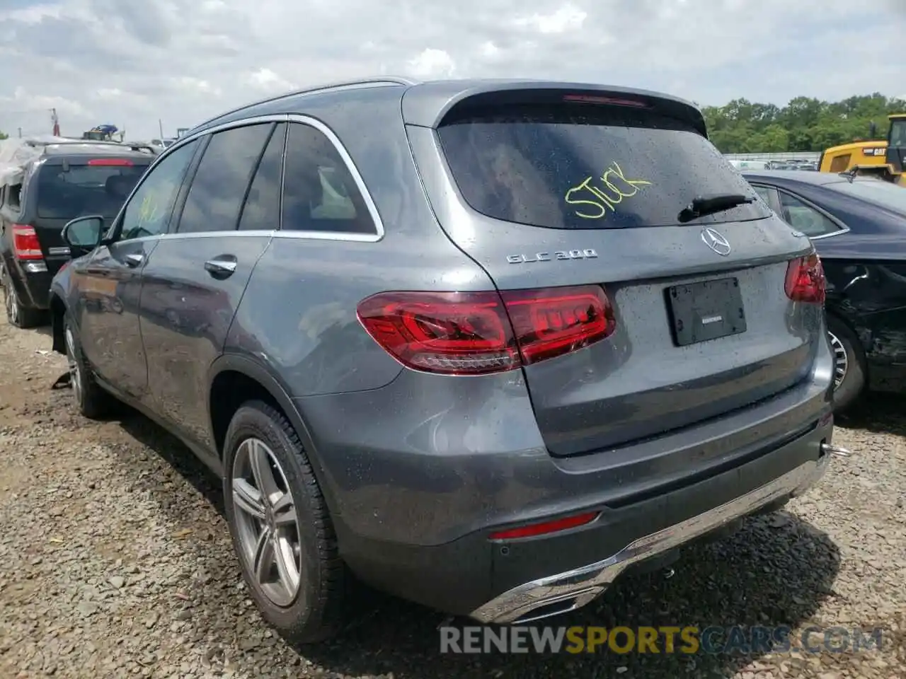 3 Photograph of a damaged car W1N0G8EB8MV279378 MERCEDES-BENZ GLC-CLASS 2021