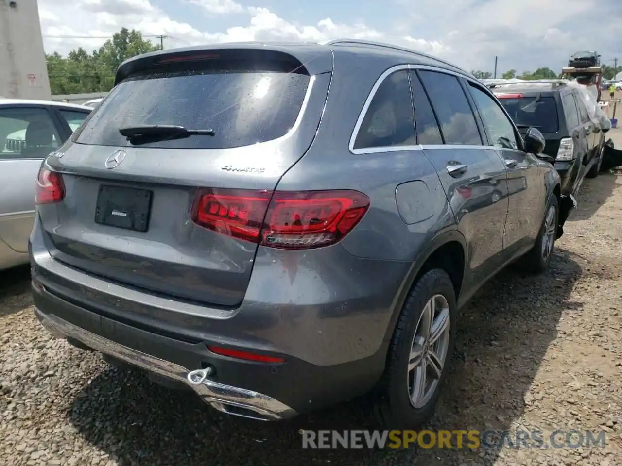 4 Photograph of a damaged car W1N0G8EB8MV279378 MERCEDES-BENZ GLC-CLASS 2021