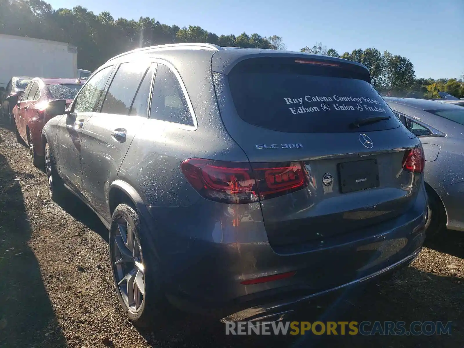 3 Photograph of a damaged car W1N0G8EB8MV281843 MERCEDES-BENZ GLC-CLASS 2021