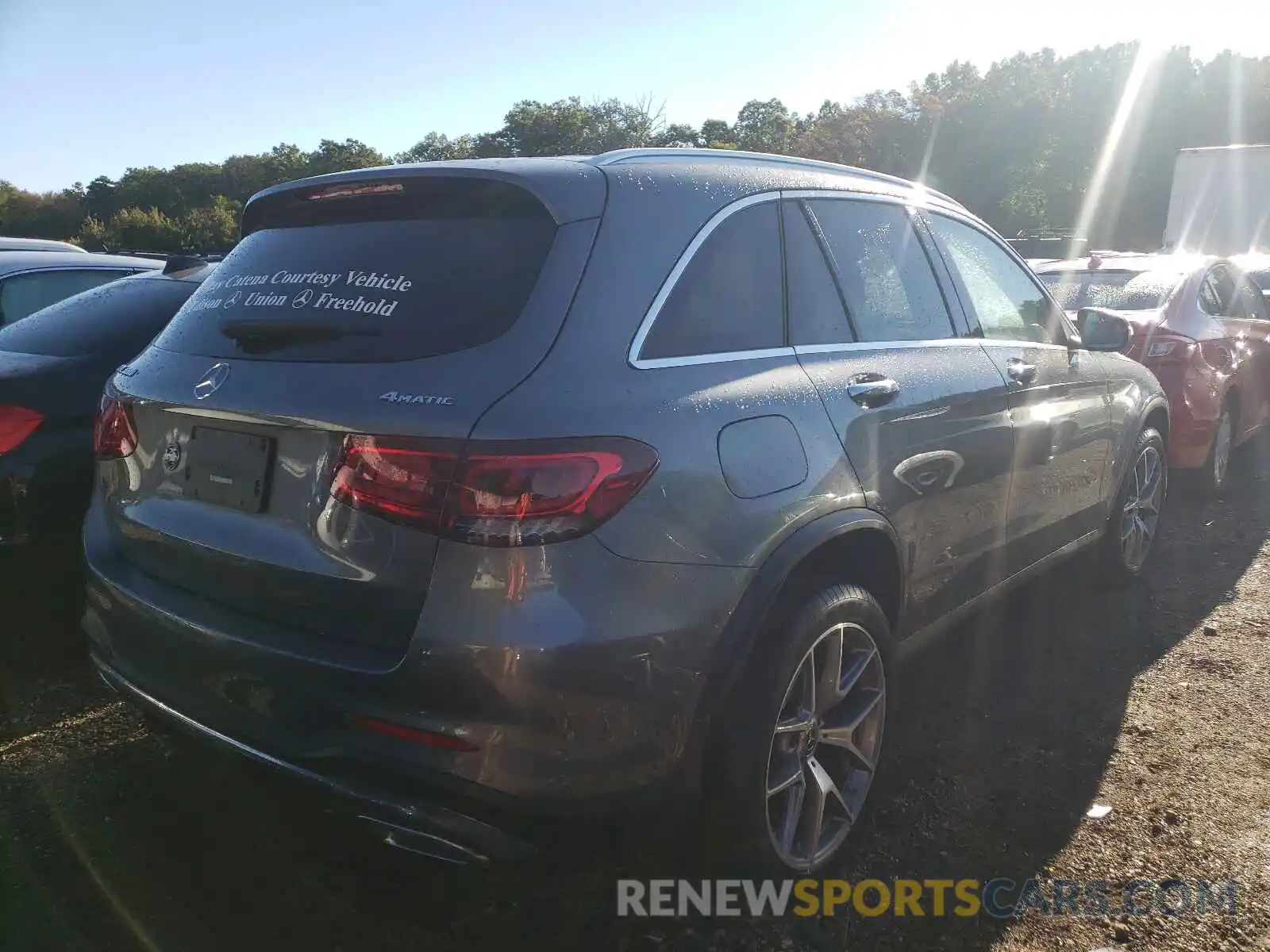 4 Photograph of a damaged car W1N0G8EB8MV281843 MERCEDES-BENZ GLC-CLASS 2021