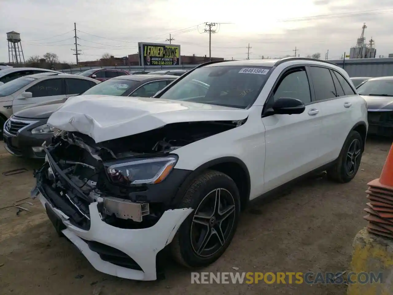 1 Photograph of a damaged car W1N0G8EB8MV294365 MERCEDES-BENZ GLC-CLASS 2021