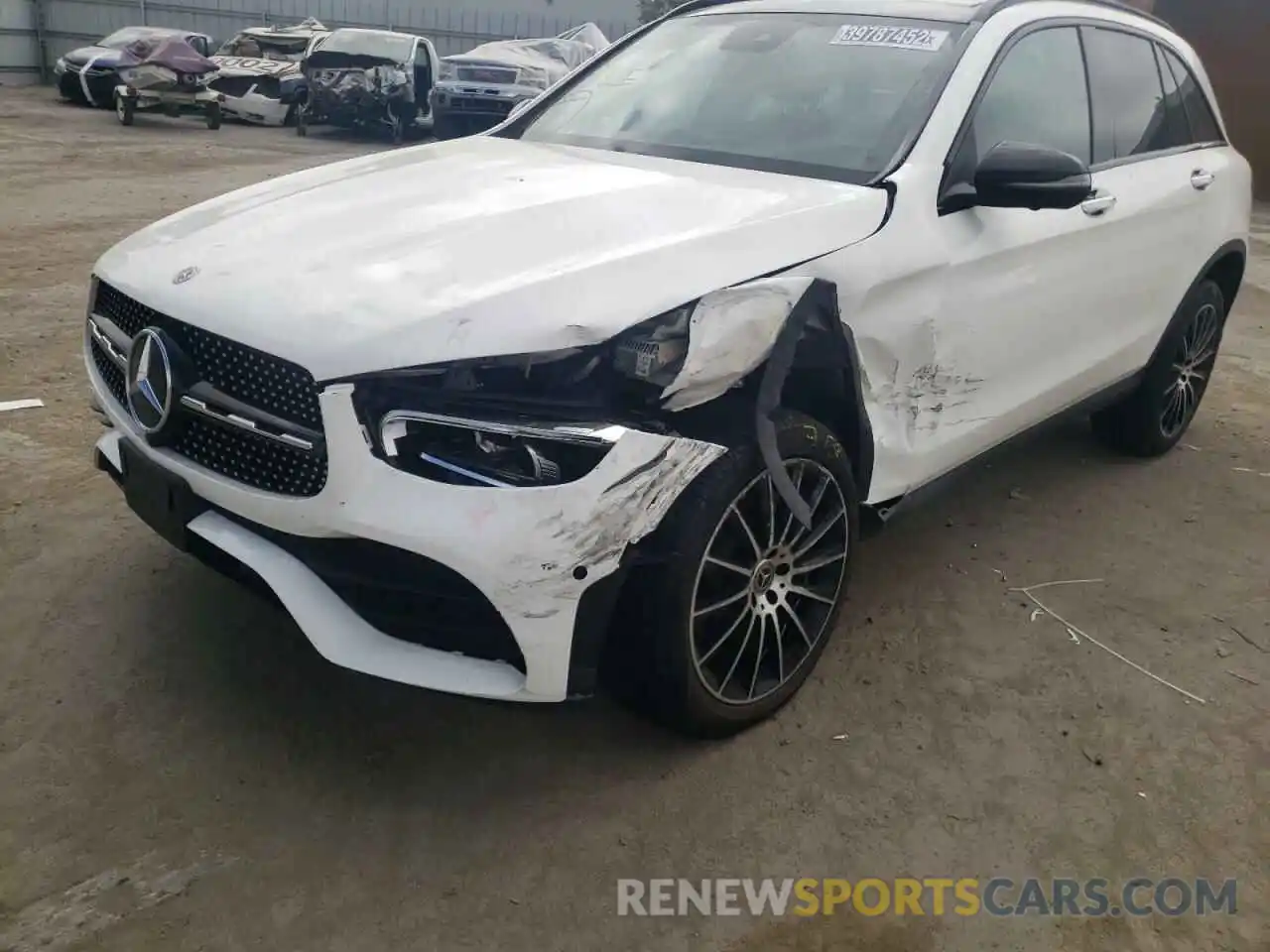 9 Фотография поврежденного автомобиля W1N0G8EB8MV301797 MERCEDES-BENZ GLC-CLASS 2021