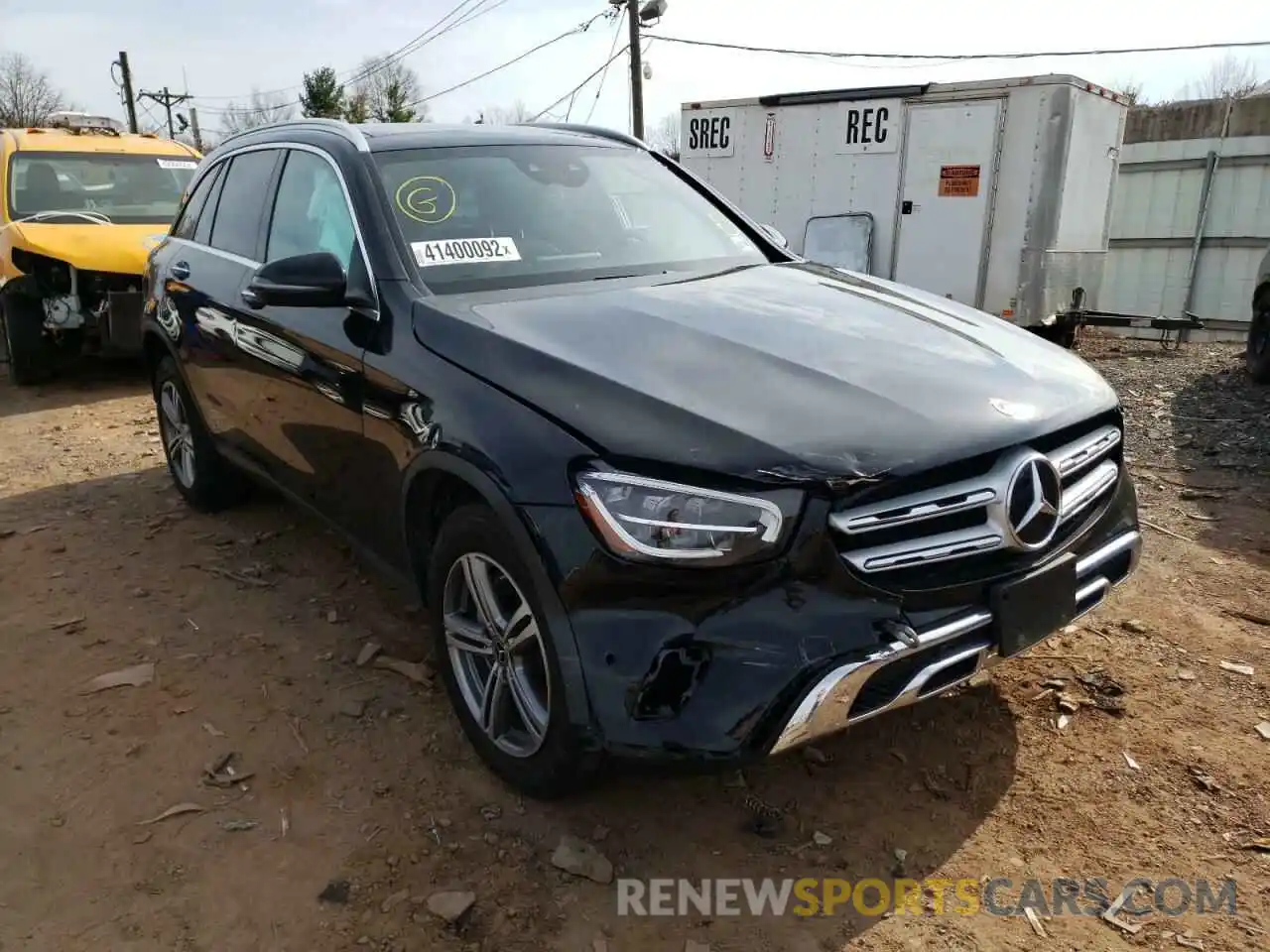 1 Photograph of a damaged car W1N0G8EB9MF872841 MERCEDES-BENZ GLC-CLASS 2021