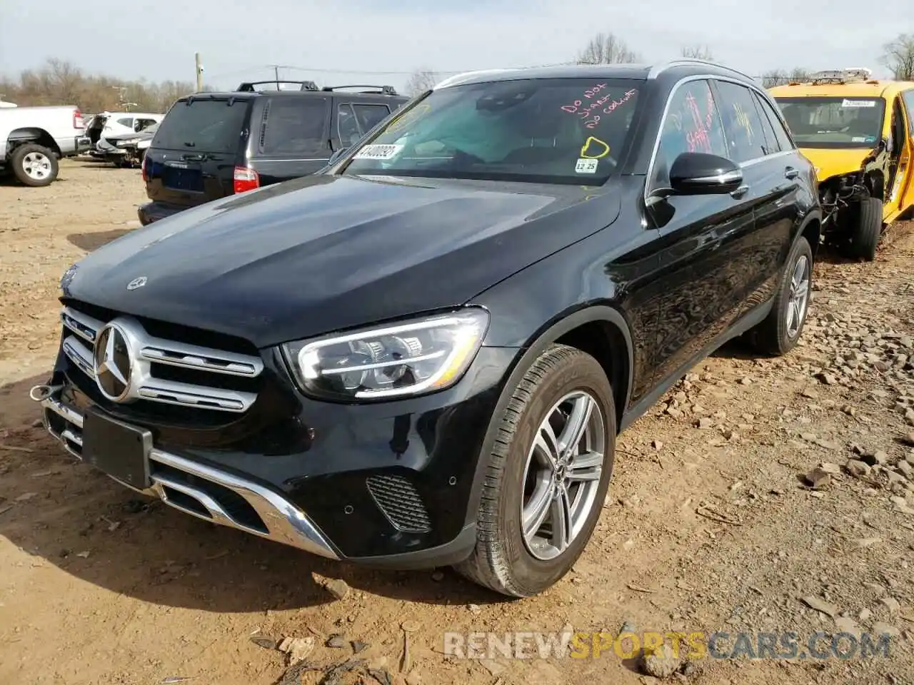 2 Photograph of a damaged car W1N0G8EB9MF872841 MERCEDES-BENZ GLC-CLASS 2021