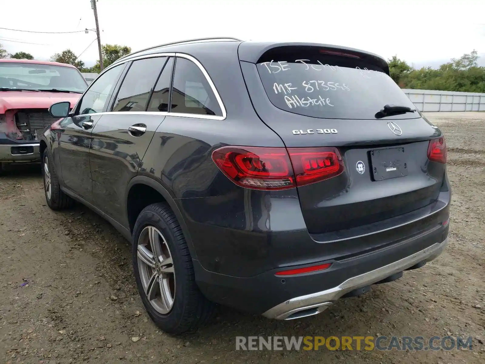 3 Photograph of a damaged car W1N0G8EB9MF873598 MERCEDES-BENZ GLC-CLASS 2021