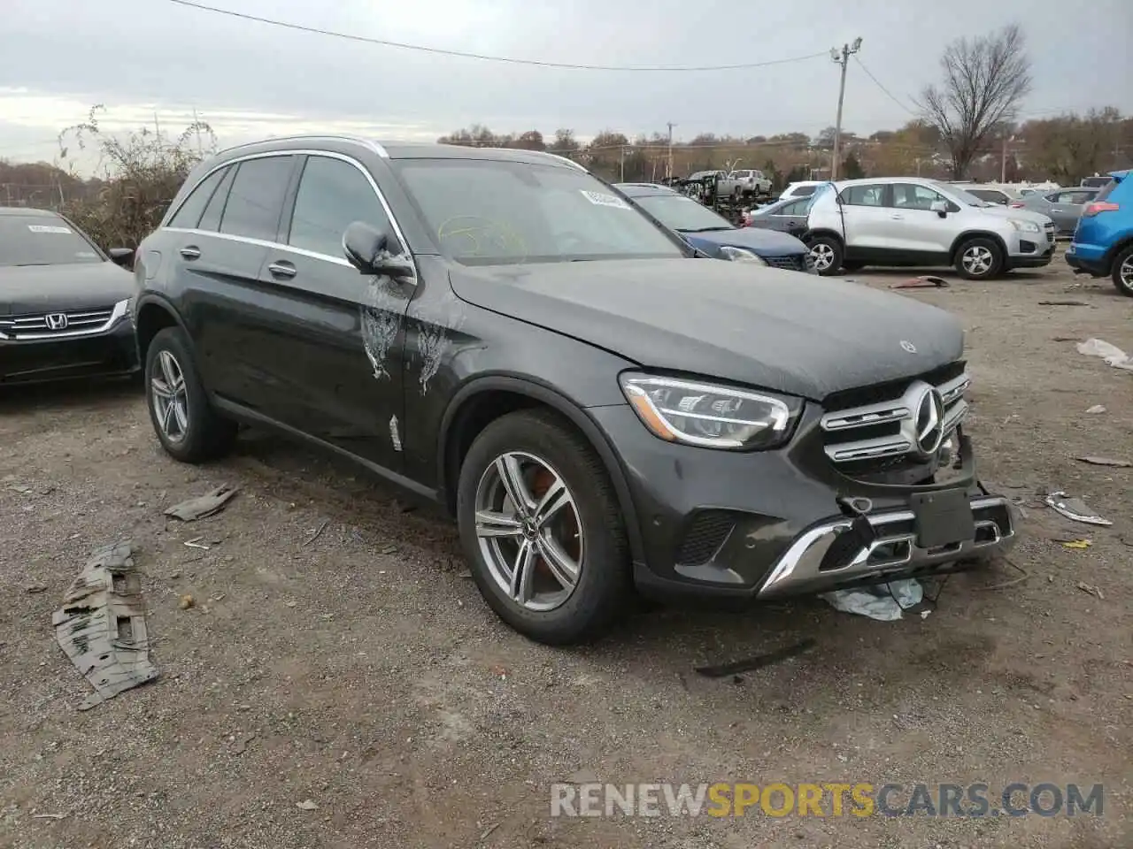 1 Photograph of a damaged car W1N0G8EB9MF890305 MERCEDES-BENZ GLC-CLASS 2021