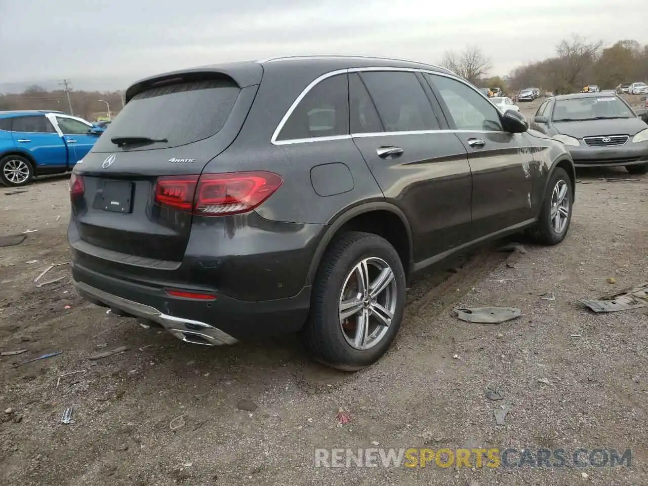 4 Photograph of a damaged car W1N0G8EB9MF890305 MERCEDES-BENZ GLC-CLASS 2021