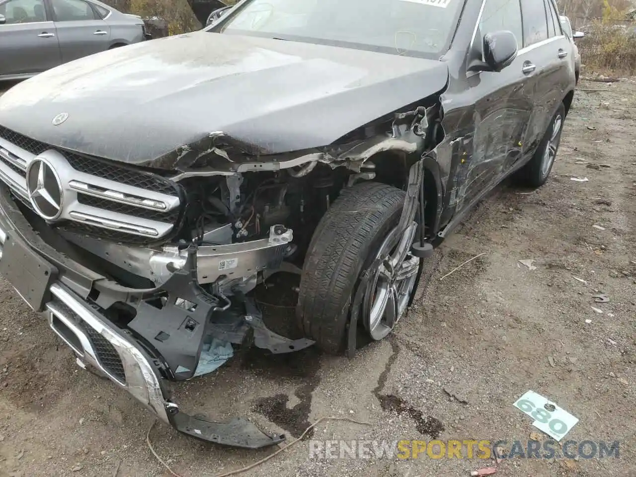 9 Photograph of a damaged car W1N0G8EB9MF890305 MERCEDES-BENZ GLC-CLASS 2021