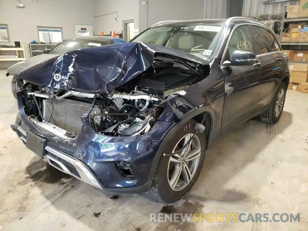 2 Photograph of a damaged car W1N0G8EB9MF914344 MERCEDES-BENZ GLC-CLASS 2021