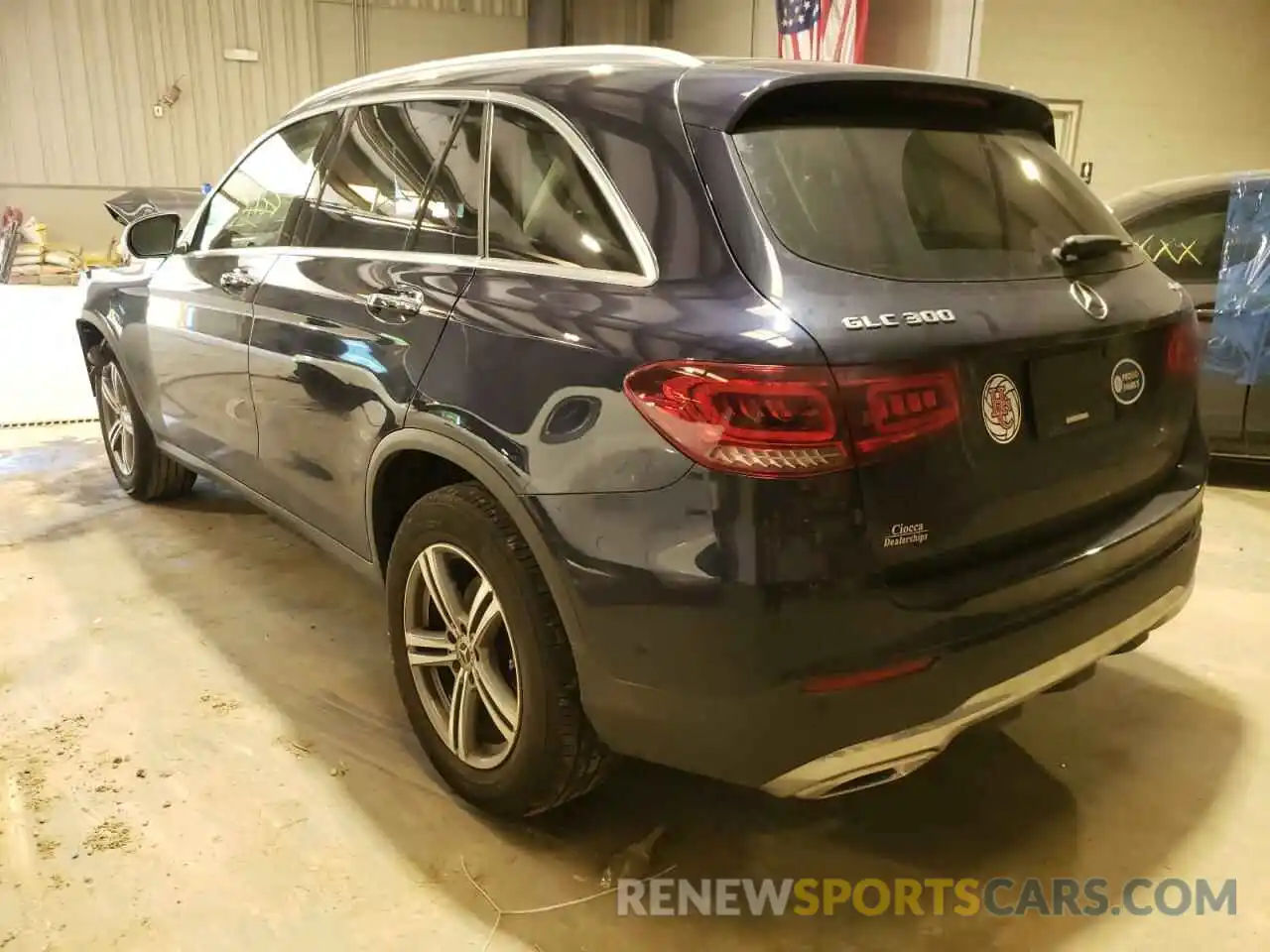 3 Photograph of a damaged car W1N0G8EB9MF914344 MERCEDES-BENZ GLC-CLASS 2021