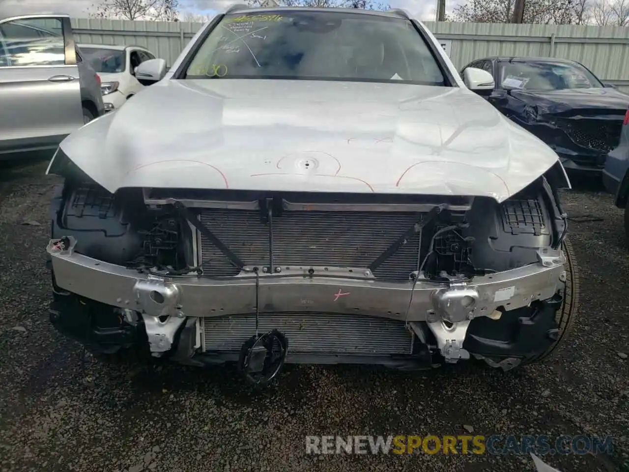 9 Photograph of a damaged car W1N0G8EB9MF920743 MERCEDES-BENZ GLC-CLASS 2021