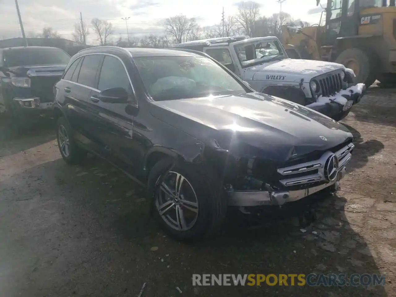 1 Photograph of a damaged car W1N0G8EB9MF925067 MERCEDES-BENZ GLC-CLASS 2021