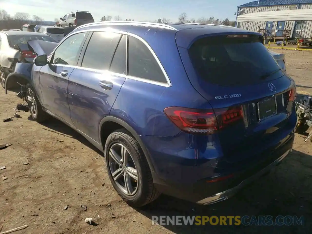 3 Photograph of a damaged car W1N0G8EB9MV281673 MERCEDES-BENZ GLC-CLASS 2021