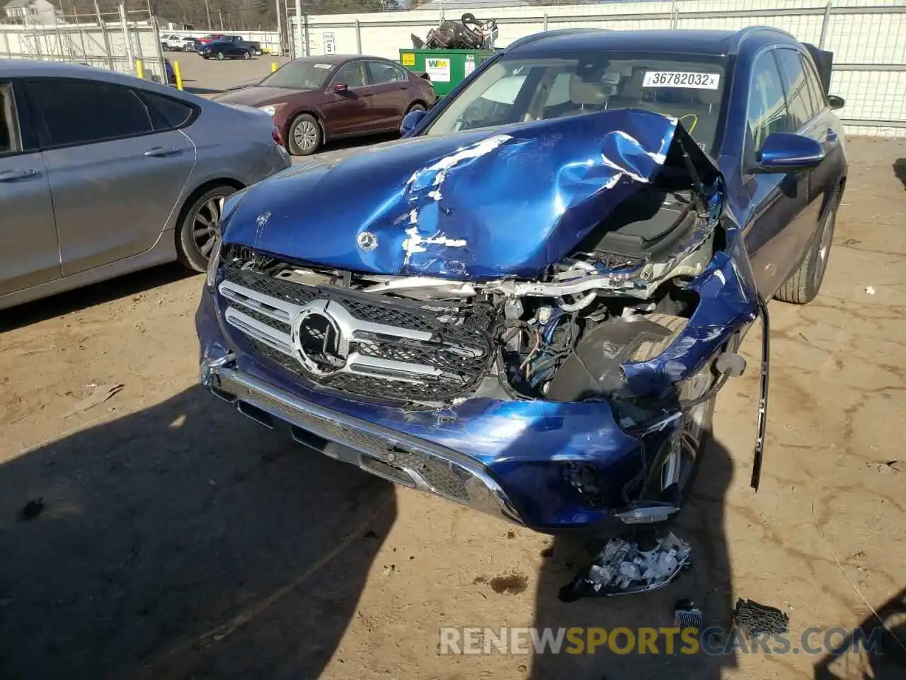 9 Photograph of a damaged car W1N0G8EB9MV281673 MERCEDES-BENZ GLC-CLASS 2021